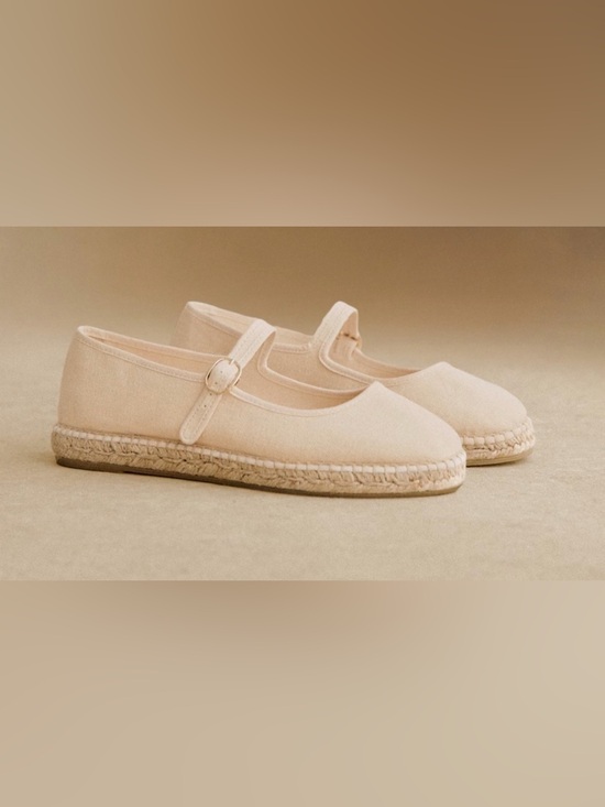 Sezane Shoes - Sezane Mariana Espadrilles Linen - Size US 7